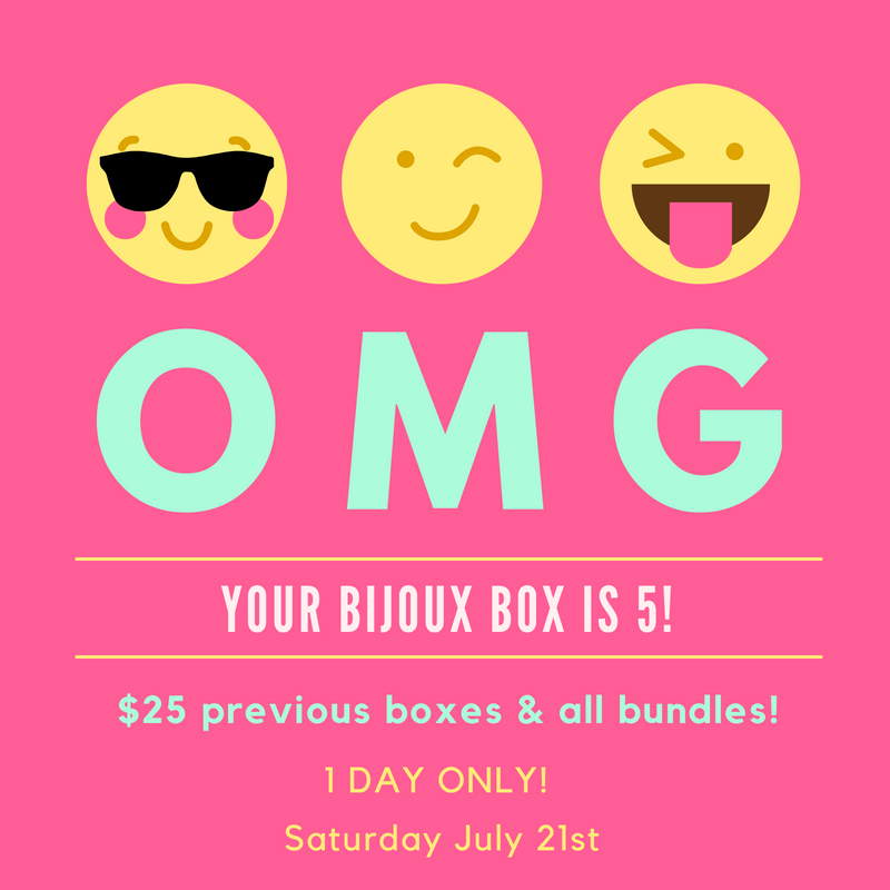 Your Bijoux Box is 5!!