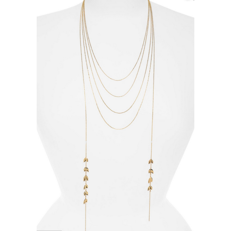 Layered Lariat Necklace by Jules Smith