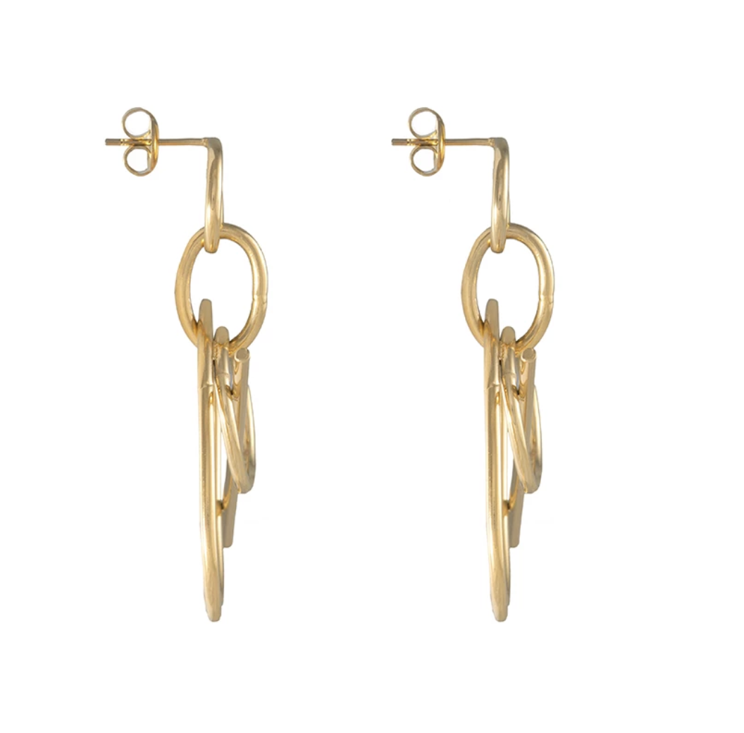 Infusion Gold Earrings - Wanderlust + Co